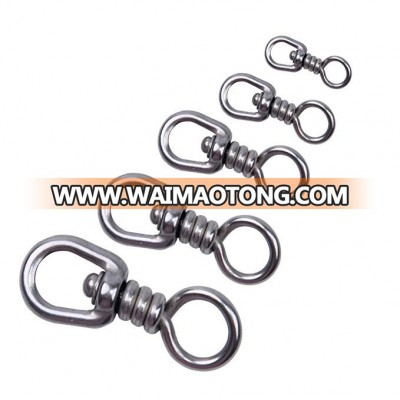 Stainless Steel Fishing Swivel  High Strength Fishing Connectors Tuna Longline Swivel