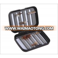 Storage and waterproof Fly Fishing Lure Bait Hook Case with ABS Plastic Foam Fishing tackle box